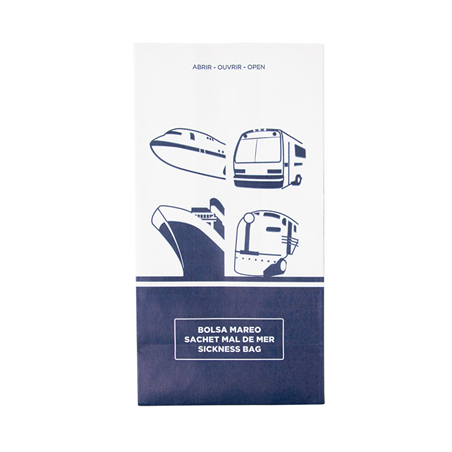 Image SACHET MAL DE MER AVEC CLIP  50 + 15 PE G/M2 12,5+8x23,7 CM BLANC CELLULOSE (1000 UNITÉ) #1