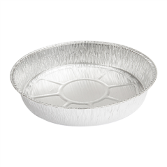Image RÉCIPIENTS TARTELETTES 1350 ML Ø 22,8/19,6x3,9 CM ALUMINIUM (100 UNITÉ) #1