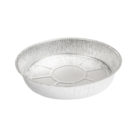 Image RÉCIPIENTS TARTELETTES 1350 ML Ø 22,8/19,6x3,9 CM ALUMINIUM (100 UNITÉ) #1