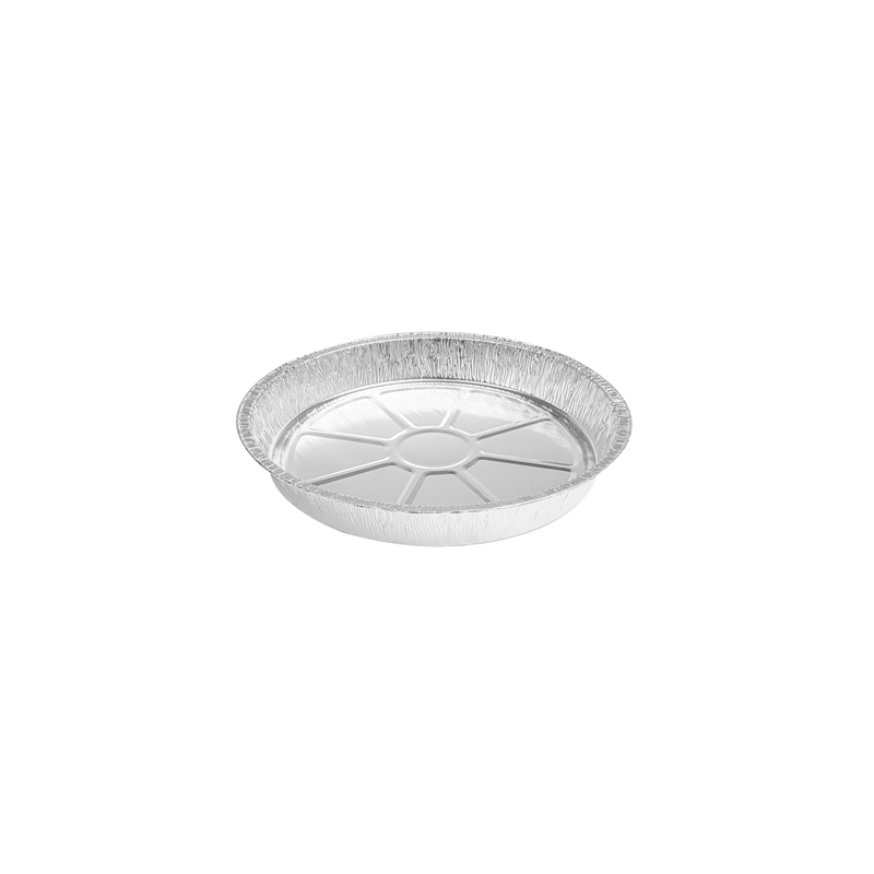 TOURTIÈRES RONDES 2160 ML Ø 28,8/24,9x4 CM ALUMINIUM (400 UNITÉ)