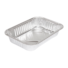 Image RÉCIPIENTS RECTANGULAIRES 290 ML 15,8x10,8x2 CM ALUMINIUM (2000 UNITÉ) #1