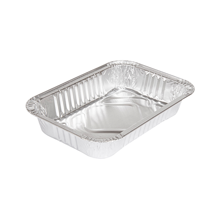 Image RÉCIPIENTS RECTANGULAIRES 290 ML 15,8x10,8x2 CM ALUMINIUM (2000 UNITÉ) #1
