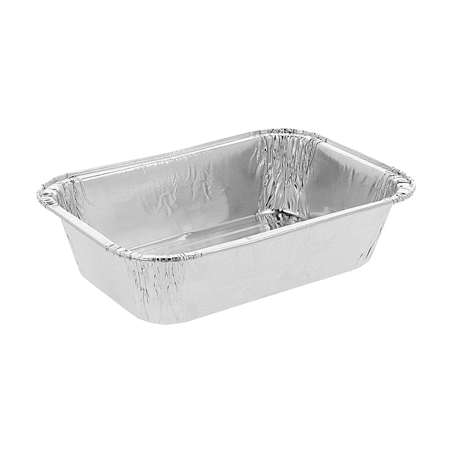 Image RÉCIPIENTS RECTANGULAIRES 430 ML 15,8x10,8x4 CM ALUMINIUM (2000 UNITÉ) #1