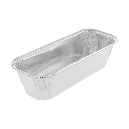 Image RÉCIPIENTS PLUM CAKE 600 ML 20,6/17,5x8,6x5,1 CM ALUMINIUM (100 UNITÉ) #1