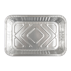 Image RÉCIPIENTS RECTANGULAIRES 770 ML 21x14x3,7 CM ALUMINIUM (1000 UNITÉ) #3