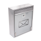 Image BOÎTE À LETTRES, RÉCEPETION HOTEL  26x9x31 CM ARGENTE ACIER (1 UNITÉ) #1