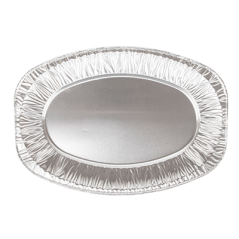 Image PLATEAUX OVALES  35,1x24,3x2 CM ALUMINIUM (100 UNITÉ) #3