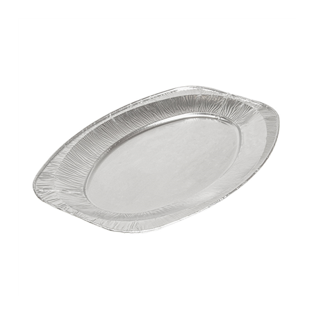 Image PLATEAUX OVALES  43x28,6x2,5 CM ALUMINIUM (120 UNITÉ) #1