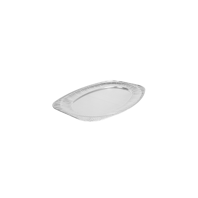 PLATEAUX OVALES  54,8x36x2,2 CM ALUMINIUM (10 UNITÉ)