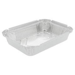 Image RÉCIPIENTS RECTANGULAIRES 550 ML 19,2x14x3 CM ALUMINIUM (100 UNITÉ) #1