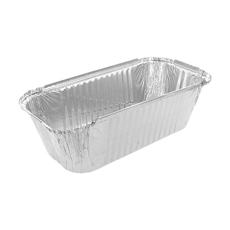 Image RÉCIPIENTS RECTANGULAIRES 1500 ML 24,9x12,8x7 CM ALUMINIUM (100 UNITÉ) #1