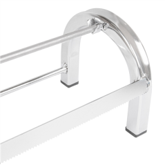 Image DISTRIBUTEUR D'ALUMINIUM MURAL ET TABLE  0,45 M INOX (1 UNITÉ) #4