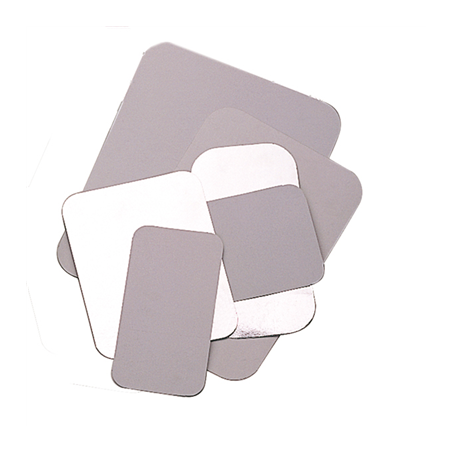 Image COUVERCLES POUR REFERENCE 135.72  24,4x12,5 CM BLANC ALUMINIUM (100 UNITÉ) #1