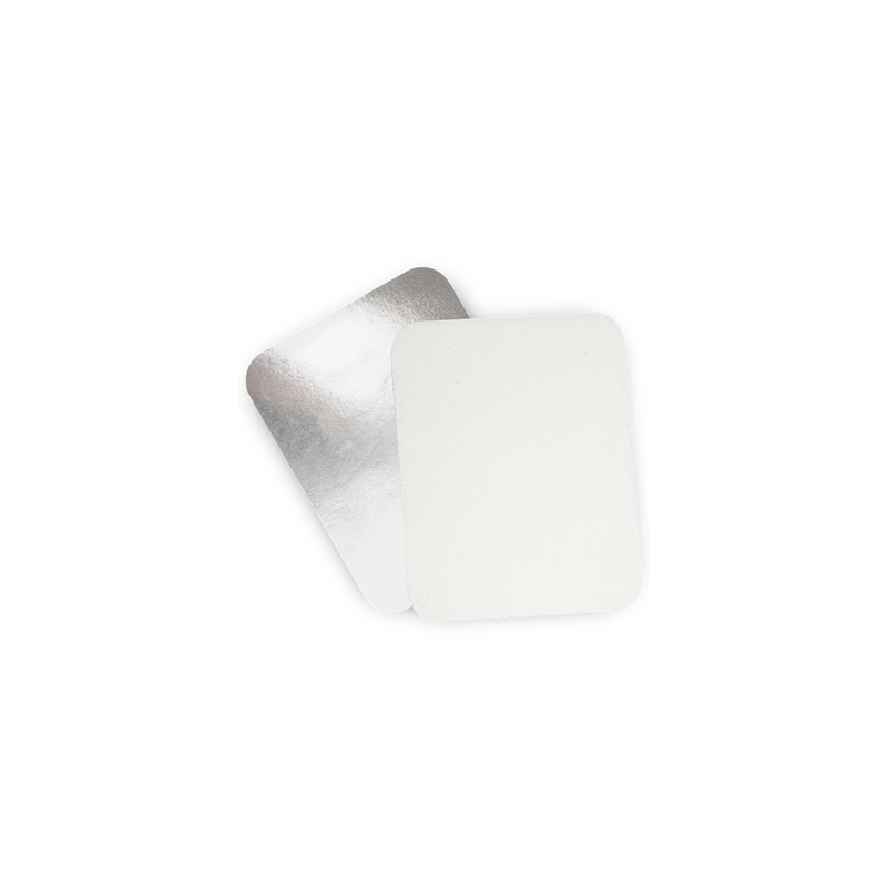 COUVERCLES POUR RÉFÉRENCE 135.95/96 22x17,2 CM BLANC CARTON + ALUMINIUM (100 UNITÉ) COUVERCLES POUR RÉFÉRENCE 135.95/96 22x17,2 CM BLANC CARTON + ALUMINIUM (100 UNITÉ)