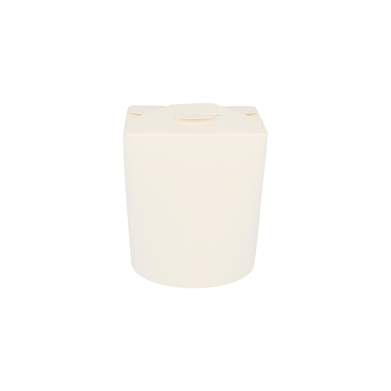 RÉCIPIENTS MULTIUSAGES MICRO-ONDABLES 480 ML 305 + 18 PE G/M2 Ø8x9 CM BLANC CARTON (50 UNITÉ)