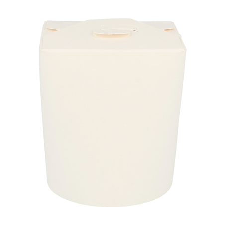 Image RÉCIPIENTS MULTIUSAGES MICRO-ONDABLES 480 ML 305 + 18 PE G/M2 Ø8x9 CM BLANC CARTON (50 UNITÉ) #1