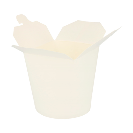 RÉCIPIENTS MULTIUSAGES MICRO-ONDABLES 780 ML 305 + 18 PE G/M2 Ø9x9 CM BLANC CARTON (50 UNITÉ)