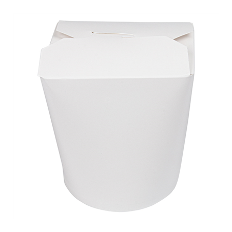 Image RÉCIPIENTS MULTIUSAGES MICRO-ONDABLES 960 ML 305 + 18 PE G/M2 Ø9x10,8 CM BLANC CARTON (50 UNITÉ) #1