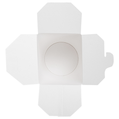 Image RÉCIPIENTS MULTIUSAGES MICRO-ONDABLES 960 ML 305 + 18 PE G/M2 Ø9x10,8 CM BLANC CARTON (50 UNITÉ) #5