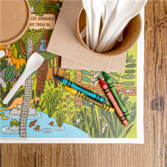 Image BOÎTES DE 4 CRAYONS DE COULEURS  9x3,4x1 CM ASSORTI CIRE (48 UNITÉ) #4