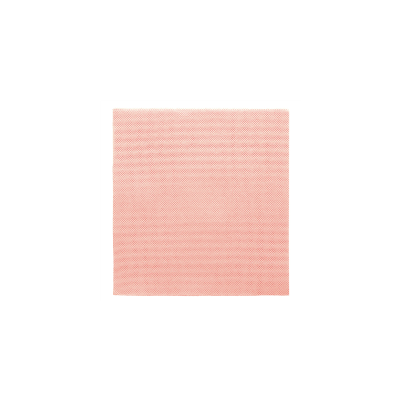 SERVIETTES ECOLABEL 'DOUBLE POINT' 18 G/M2 33x33 CM ROSE OUATE (1200 UNITÉ)