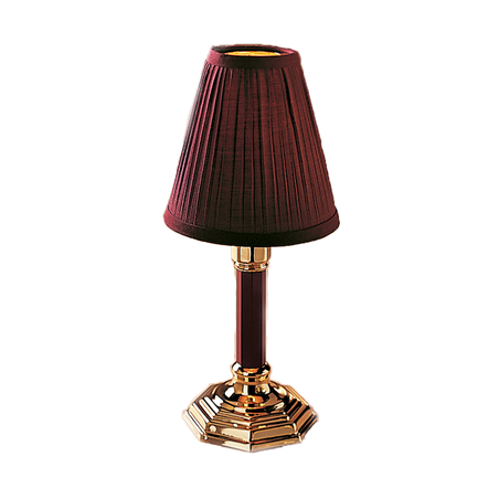 Image BASE "TRADITIONAL CLASSIC"  27 (h) CM BORDEAUX METAL (1 UNITÉ) #1