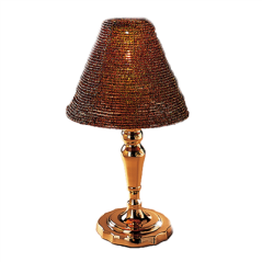 Image BASE "TRADITIONAL CLASSIC" 26 (h) CM DORE METAL (1 UNITÉ) #1