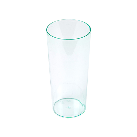 Image MINI RÉCIPIENTS RÉUTILISABLES "TUBO" 130 ML Ø 4,5x10,5 CM VERT D'EAU PS (200 UNITÉ) #1