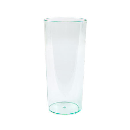 MINI RÉCIPIENTS RÉUTILISABLES "TUBO" 130 ML Ø 4,5x10,5 CM VERT D'EAU PS (200 UNITÉ)