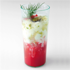 Image MINI RÉCIPIENTS RÉUTILISABLES "TUBO" 130 ML Ø 4,5x10,5 CM VERT D'EAU PS (200 UNITÉ) #4