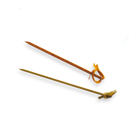 Image PIQUES "RUBAN"  9 (h) CM NATUREL BAMBOU (100 UNITÉ) #1