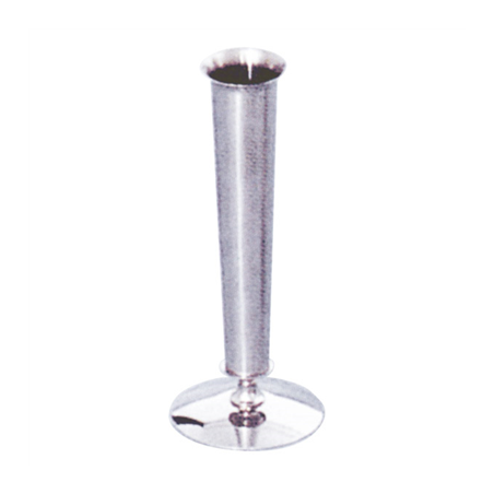 Image VASE  Ø 6,7x17,3 CM ARGENTE INOX (1 UNITÉ) #1