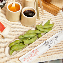 Image DEMI "KENDO"  20x3,5x1,5 CM NATUREL BAMBOU (200 UNITÉ) #4