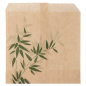 Image SACHET POUR FRITURES 'FEEL GREEN' 34 G/M2 12x12 CM NATUREL PARCH.INGRAISSABLE (1000 UNITÉ) #1
