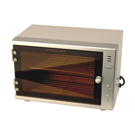 Image ARMOIRE STÉRILISATEUR POUR 10 COUTEAUX  35,5x20,5x22 CM BLANC METAL (1 UNITÉ) #1