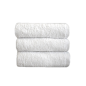 Image TAPIS DE BAIN  750 G/M2 50x70 CM BLANC COTON (1 UNITÉ) #1