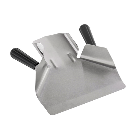 Image PELLE À FRITES, 2 POIGNÉES  20x5x22,5 CM ARGENTE INOX (1 UNITÉ) #1