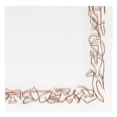 Image SERVIETTES ECOLABEL 'DOUBLE POINT - ARISTAS' 18 G/M2 40x40 CM BLANC OUATE (1200 UNITÉ) #1