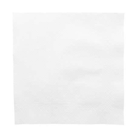 Image SERVIETTES 4 PLIS 'QUATTRO' 21 G/M2 45x45 CM BLANC OUATE (750 UNITÉ) #1