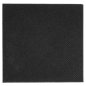 Image SERVIETTES  55 G/M2 20x20 CM NOIR AIRLAID (3600 UNITÉ) #1