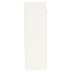 Image SACS COUVERTS + SERVIETTE 'JUST IN TIME - PIZZA' 90 + 10PE G/M2 8,5x19,5 CM BLANC AIRLAID (250 UNITÉ) #4