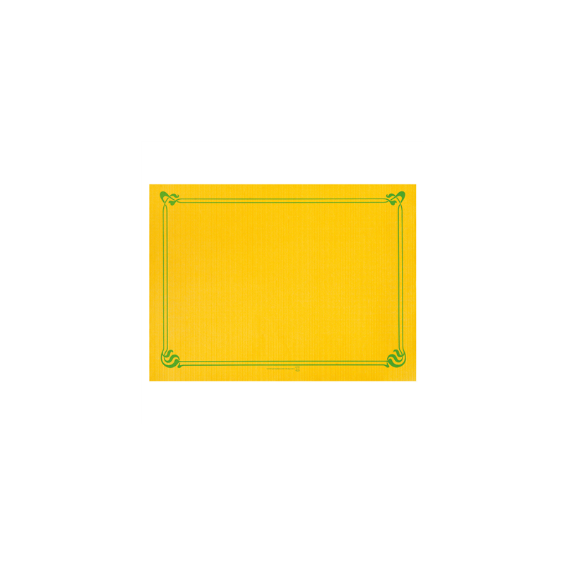 SETS DE TABLE  48 G/M2 31x43 CM JAUNE SOLEIL CELLULOSE (2000 UNITÉ)