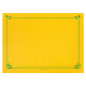 Image SETS DE TABLE  48 G/M2 31x43 CM JAUNE SOLEIL CELLULOSE (2000 UNITÉ) #1