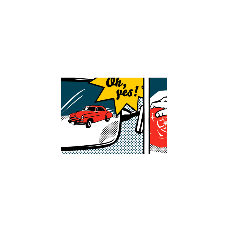 SETS DE TABLE OFFSET 'POP ART' 70 G/M2 31x43 CM QUADRICHROMIE PAPIER (2000 UNITÉ)