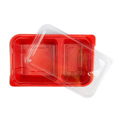 Image BARQUETTES MICRO-ONDABLES REPAS INDIVIDUEL  23,9x15x4,5 CM NOIR PP (400 UNITÉ) #3