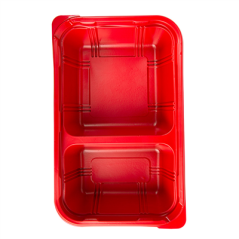 Image BARQUETTES MICRO-ONDABLES REPAS INDIVIDUEL  23,9x15x4,5 CM NOIR PP (400 UNITÉ) #4