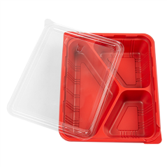 Image BARQUETTES MICRO-ONDABLE REPAS INDIVIDUEL  22,5x18x4,5 CM NOIR PP (400 UNITÉ) #3