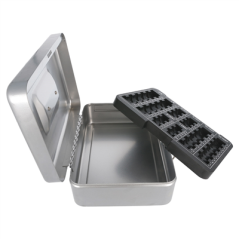 Image CAISSE  25x18x9 CM GRIS ACIER (1 UNITÉ) #4