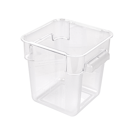 Image BAC ALIMENTAIRE 4 L 18x18x19 CM TRANSPARENT POLYCARBONATE (1 UNITÉ) #1