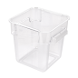 Image BAC ALIMENTAIRE 4 L 18x18x19 CM TRANSPARENT POLYCARBONATE (1 UNITÉ) #1
